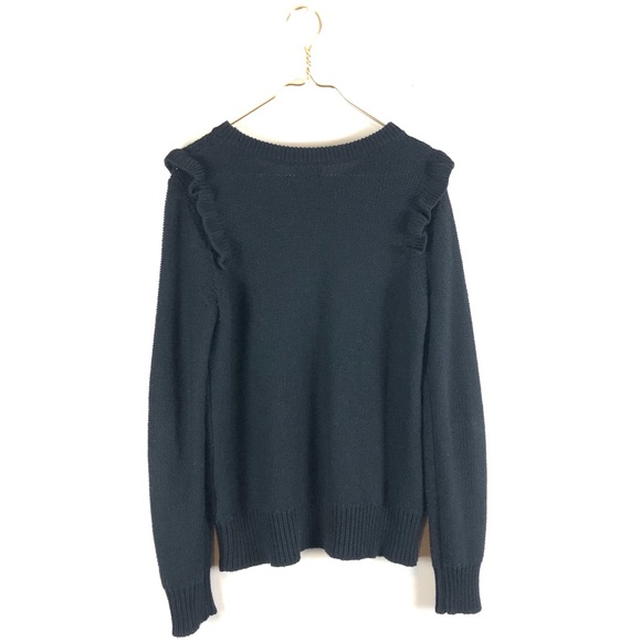 Truly Poppy • Crewneck Sweater w/Ruffle Detail. - Picture 6 of 6